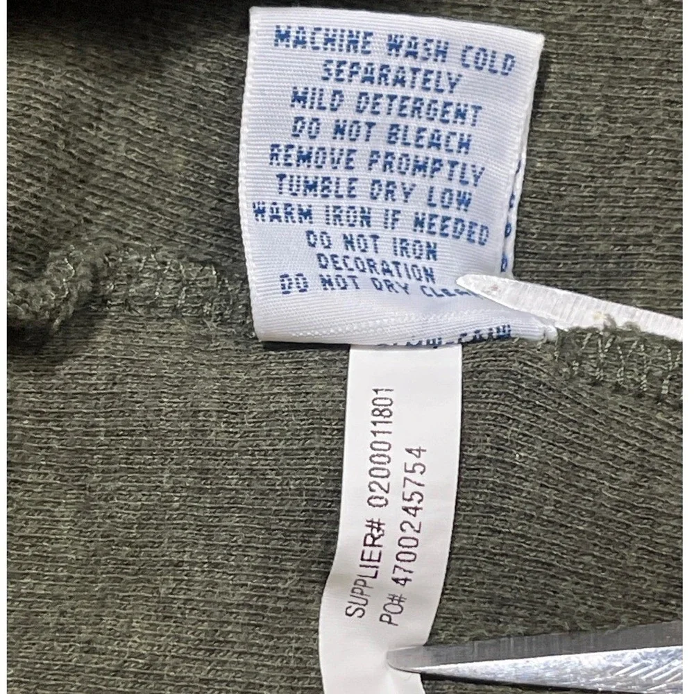 Polo Ralph Lauren 1/4 Zip Khaki Green Long‎ Sleeve Purple Pony Sweater XXL Men's